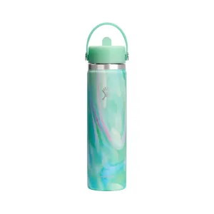HYDRO FLASK 24 OZ WIDE FLEX STRAW CAP GREEN