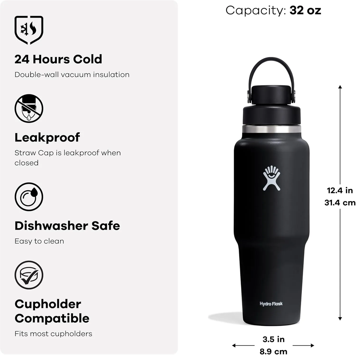 Hydro Flask 32 Oz Wide Flex Chug Cap Travel Bottle Agave