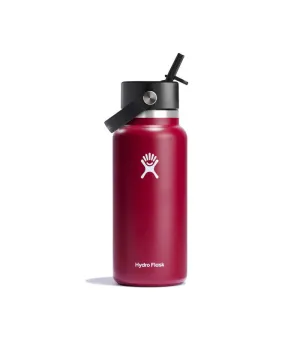 HYDRO FLASK 32 OZ WIDE FLEX STRAW CAP BERRY