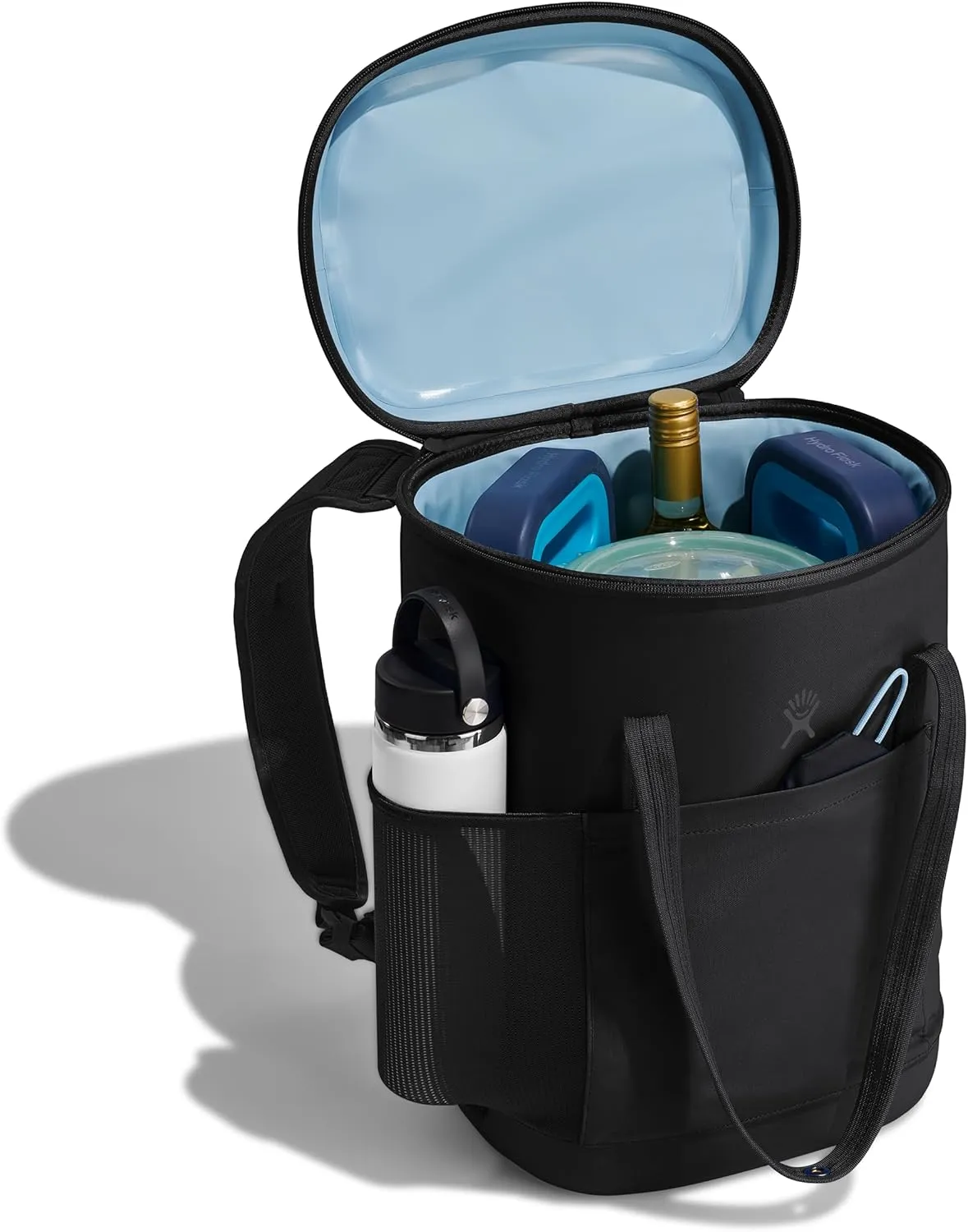 Hydro Flask Cooler Backpack for Beach, Beverages and Travel - Insulated Soft Lunch Bag - 20 L Capacity in Black