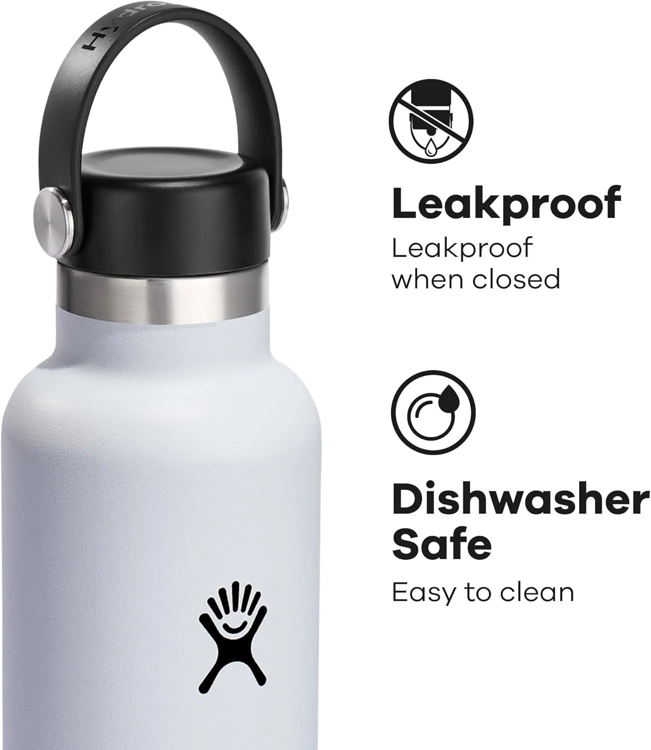 Hydro Flask Standard Flex Cap White 24 Oz