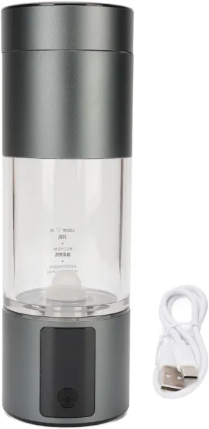 Hydrogen Water Bottle, 3 in 1 Hydrogen Water Bottle Generator with PEM SPE Technology 3000ppb Portable Hydrogen Water Ionizer Machine for Home Office Travel