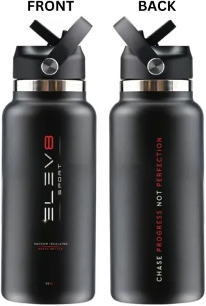 HydroPro 32 Vacuum Insulated Stainless Steel Water Bottle with Leakproof Lid for Sports, Travel, Office, and School