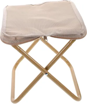 IMIKEYA Oxford Cloth Portable Bench Easy-fold Camping Stool Sturdy for Outdoor Activities