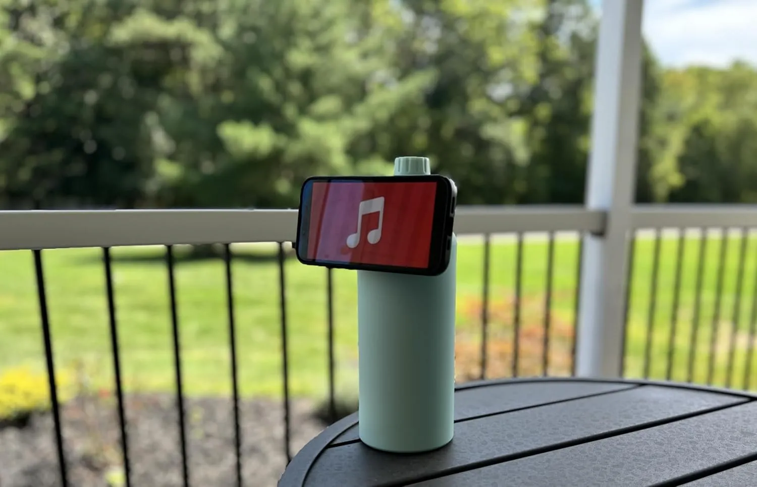 Insulated Water Bottle with Magnetic Phone Handle! Introducing the Hydration Buddy - Your Ultimate Hydration Solution (Teal)