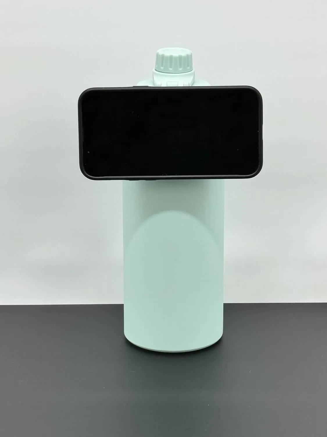 Insulated Water Bottle with Magnetic Phone Handle! Introducing the Hydration Buddy - Your Ultimate Hydration Solution (Teal)