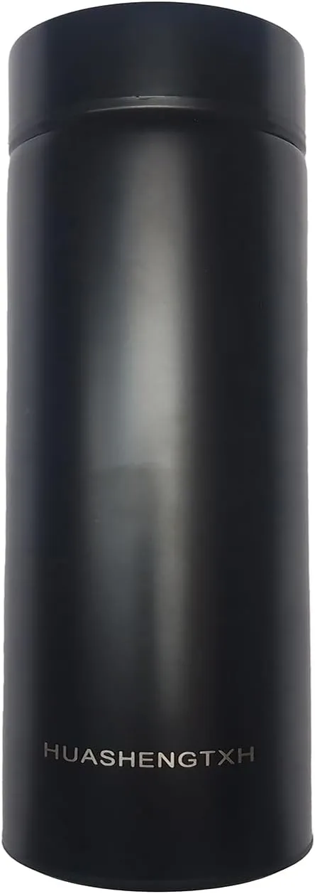 Insulating Water Bottle Outdoor Sports Stainless Steel Insulating Bottle Vacuum Sealed Coffee Bottle Travel Water Bottle Cold and Hot Water Bottle (Black)