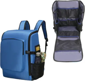 IOCCIOBB First Aid Backpack, First Aid Kit Bag,Professional Multiple Compartment Kit Carrier for Emergency for Home Visits, Camping, Travel, EMS(45 * 32 * 19CM)