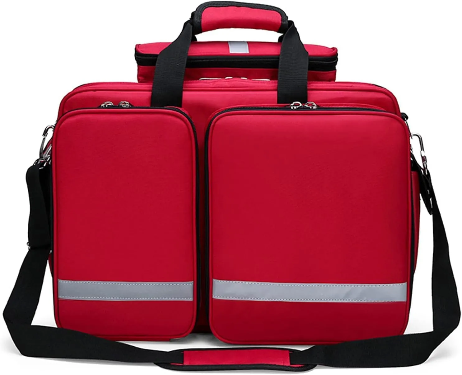 IOCCIOBB First Aid Backpack, Portable First Aid Emergency Backpacks, Large-capacity Red Rescue Kit Outdoor Waterproof(A)