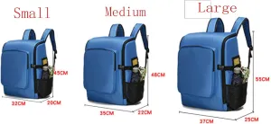 IOCCIOBB First Aid Kit Bag, Empty Emergency First Aid Medical Backpacks Travel Rescue Bag,First Responder Storage Survival Trauma Emergency Backpack For Hiking Camping(A02,L)