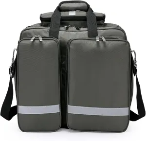 IOCCIOBB Suitable for EMT, EMS, Paramedic Wheeled Medical Trolley Bag Professional First Aid Bag with Internal Dividers,(Bag Only)(C)