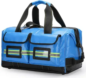 IOCCIOBB Waterproof Emergency Medical Survival Kit, Professional First Responder Bag, Medicine Storage Bag, for EMS, Home Health(Blue,50 * 27 * 27cm)