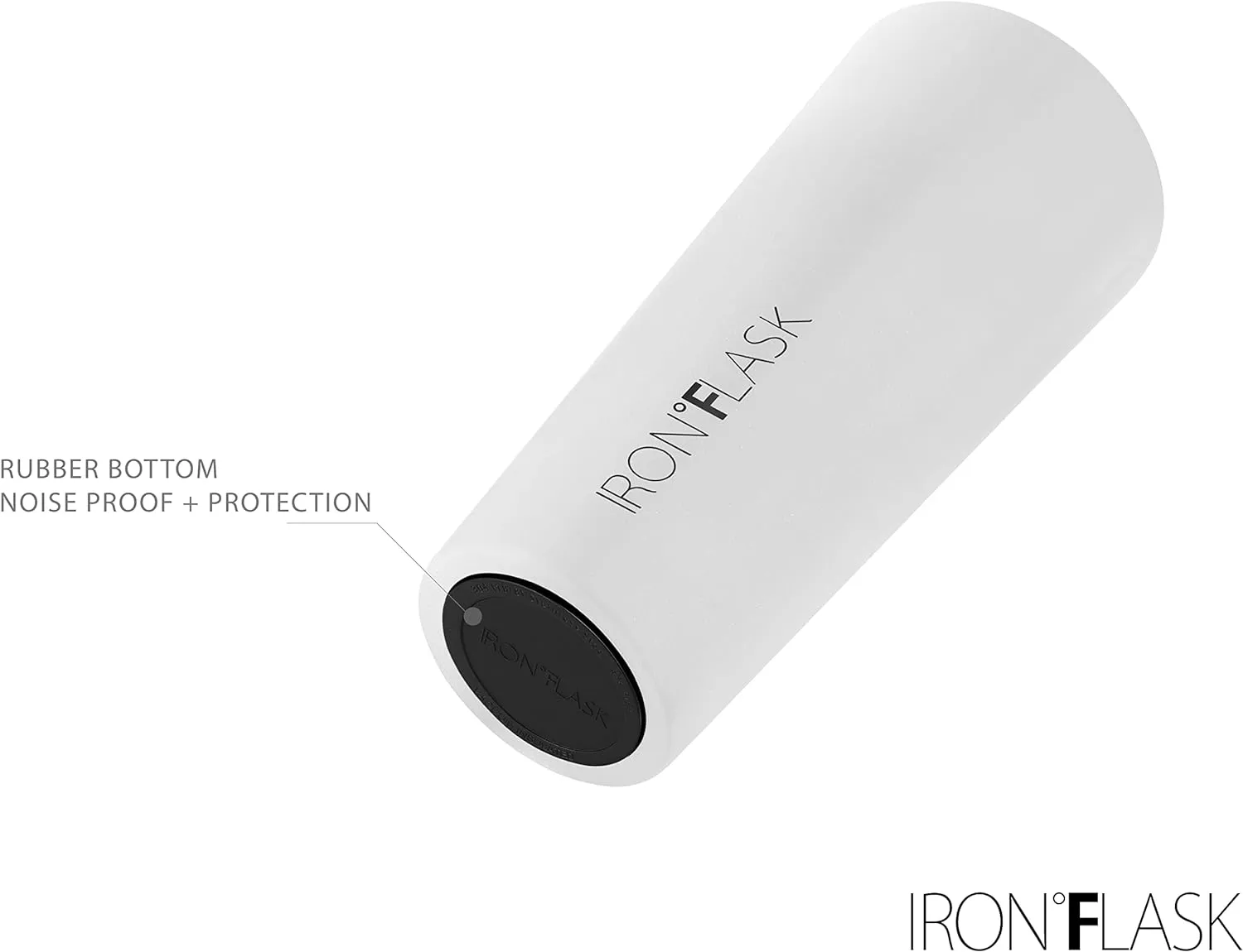 IRON °FLASK Classic Tumbler - 2 Lids, Vacuum Insulated Stainless Steel Water Bottle, Double Walled, Drinking cup, Thermos Travel Mug (Pearl, 20 oz Solid Lid)
