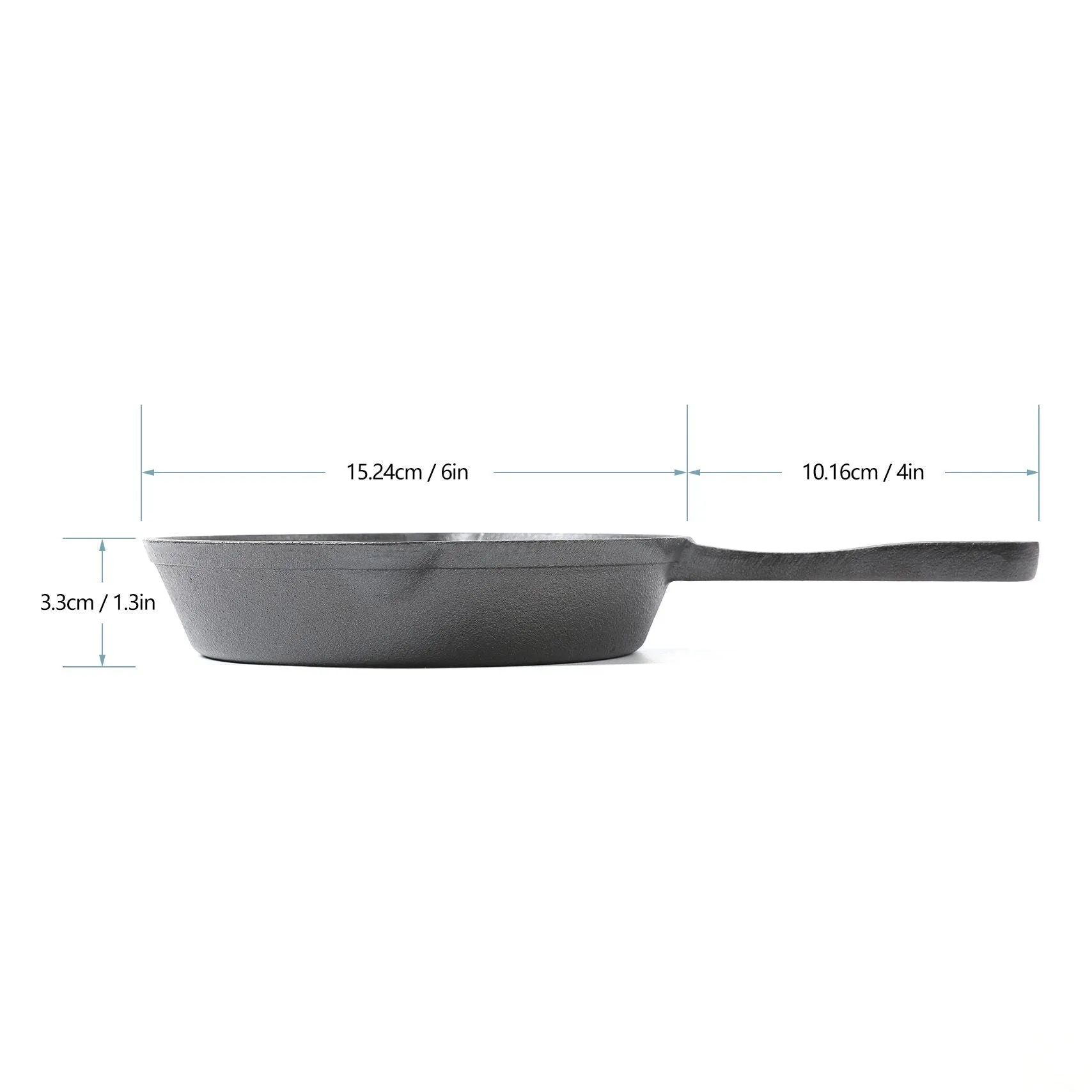IronHeart 6-Inch Mini Cast Iron Skillet