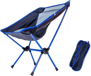 IRYZE Outdoor Chair Folding Camping Chair Outdoor Leisure Beach Chair Rest Lunch Break Seat Portable Folding Mesh Chair Folding Backpacking Chair for Camping Camping Chair Foldable Chair