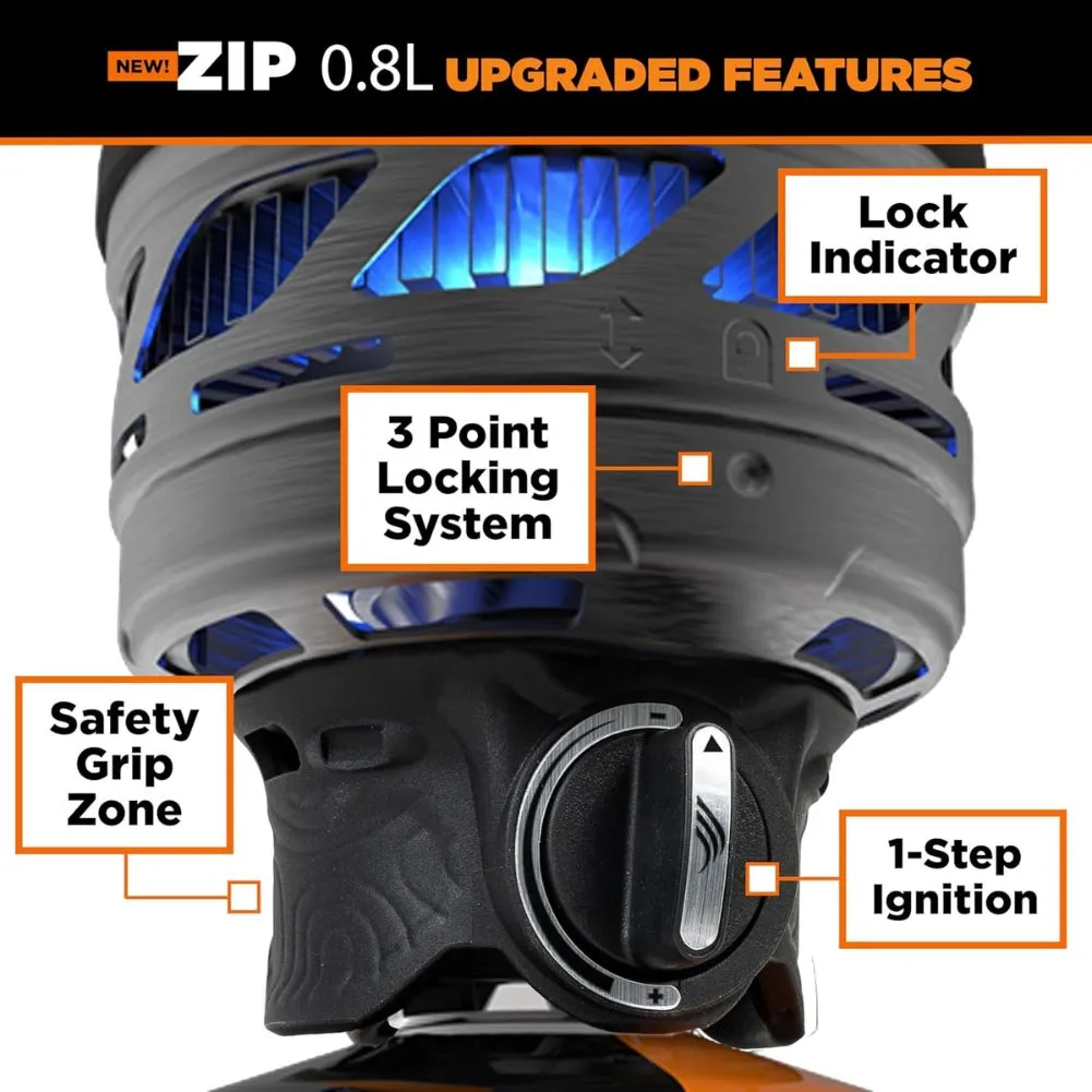 Jetboil Zip 0.8L Fast Boil Stove System (Carbon)