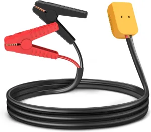 Jumper Cable Clamps Compatible with DeWalt 20V Battery, 5.9FT 8AWG Portable Battery Jumper Starter Automotive Booster Cables for Jump Starting Using Tool
