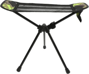 KESYOO Portable Foldable Camping Chair Lightweight Outdoor Stool for Fishing Picnics and Barbecues Compact and Versatile Design with Smooth Finish and Durable Construction Camouflage Foot