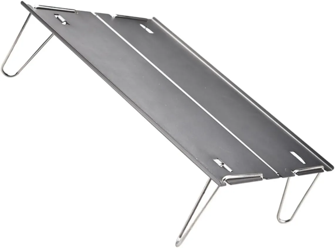 KESYOO Small Folding Table Foldable Picnic Desk Lightweight Travel Table -up BBQ Desk