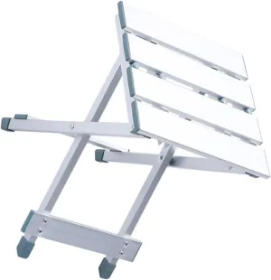 KICHOUSE Compact Folding Camping Stool Lightweight Aluminum Stool Easy to Carry for Home Use