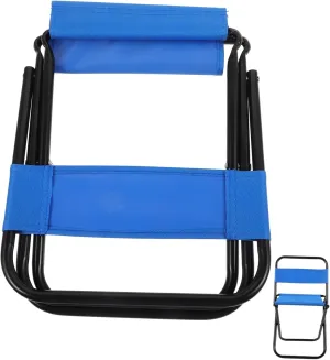 KICHOUSE Outdoor Chair Small Compact Camping Barbecue Sturdy Sturdy Easy to Carry Portable Folding Camping Stool