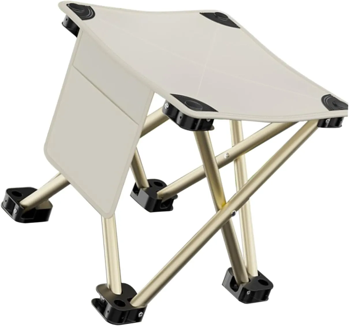 KICHOUSE Portable Folding Camping Stool Lightweight Space Saving Durable Outdoor Chair for Fishing Picnics and to Carry Strong Carbon Frame