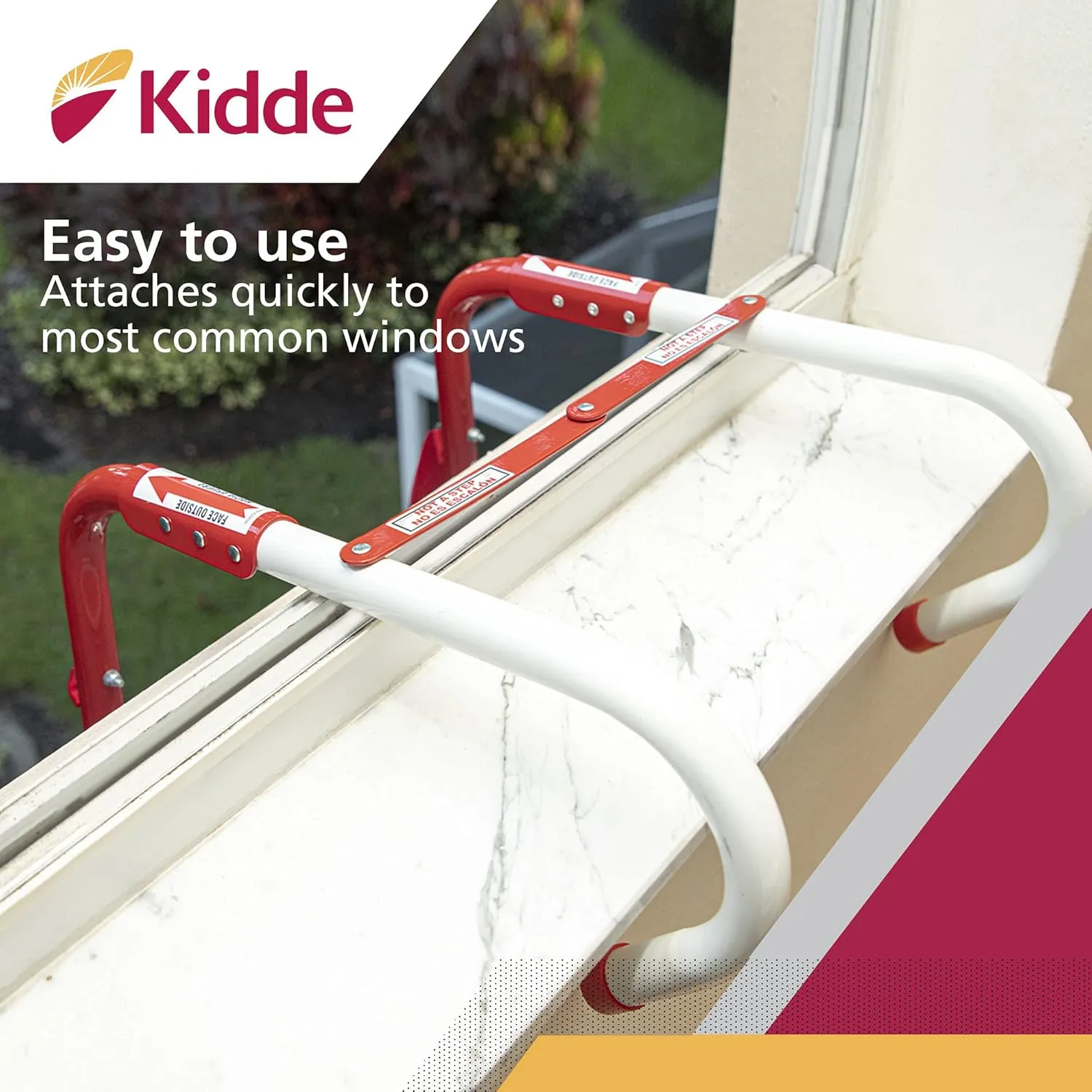 Kidde Fire Escape Ladder and Extinguisher Home Safety Bundle
