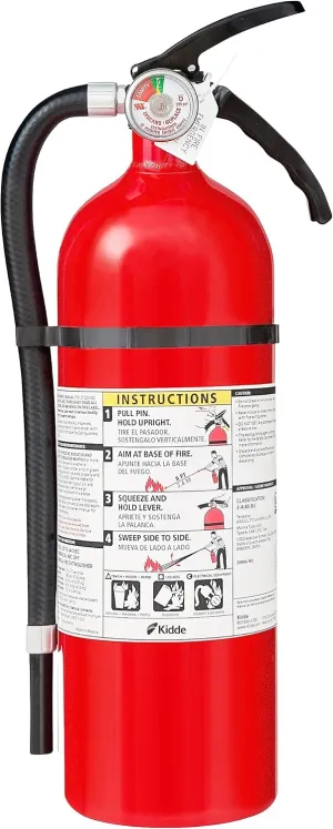 Kidde Multipurpose Fire Extinguisher for Home, Office, Dorm, Residential 3A40BC