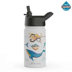 Kids 12oz Double Wall Insulated Water Bottle - USA Made