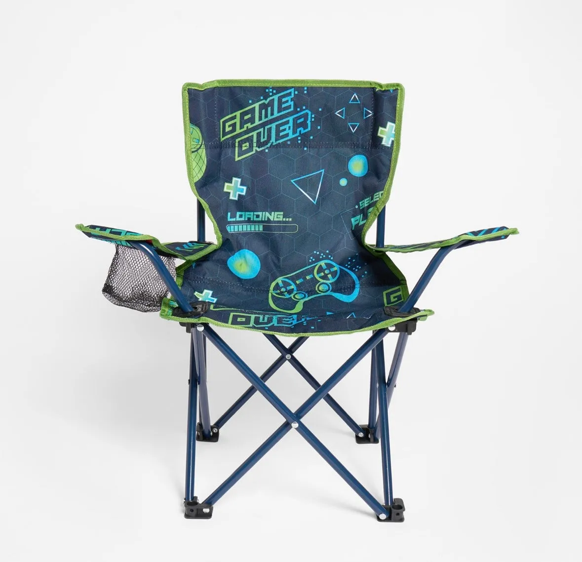 Kids Foldable Gaming Print Camping Chair
