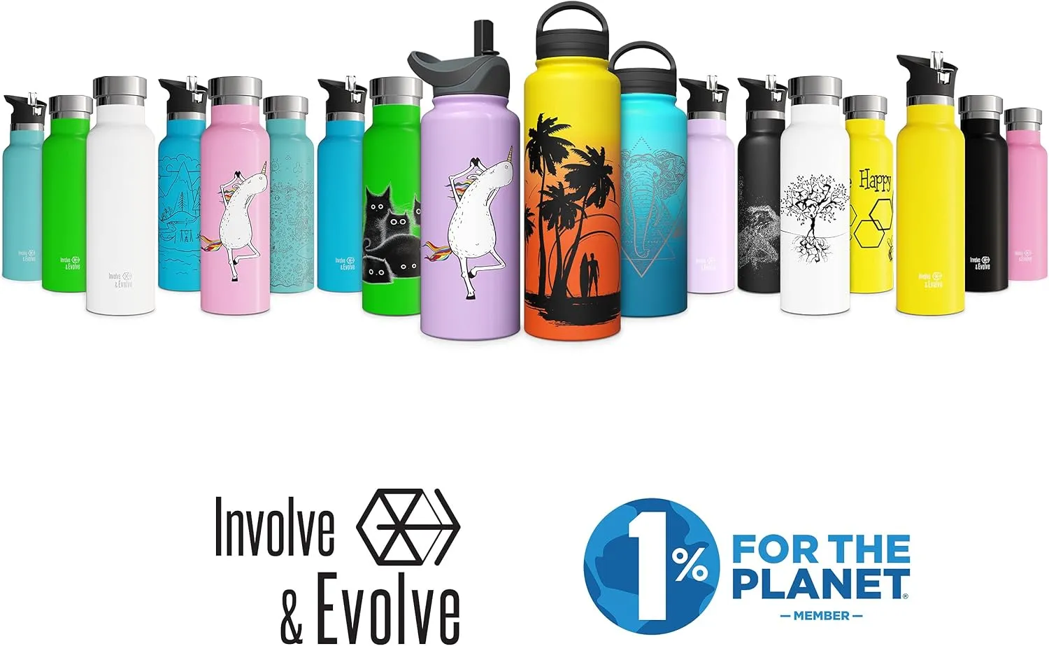 Kids Water Bottle Easy-Sip Straw Lid Leak-Proof Insulated Stainless Steel Thermos Perfect for School & Pickleball 3 Lids BPA-Free Keeps Drinks Cold for 24 Hours (Kiwi 20oz)