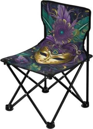 Kigai Folding Camping Chair Heavy Duty Chair Ultralight Compact Portable Beach Chair for Outdoor Camp, Hiking, Travel, Beach, Sporting Event and Picnic, Mardi Gras