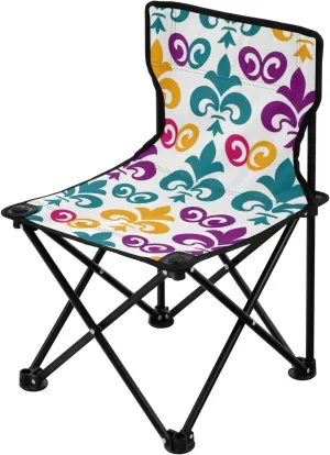 Kigai Folding Camping Chair Heavy Duty Chair Ultralight Compact Portable Beach Chair for Outdoor Camp, Hiking, Travel, Beach, Sporting Event and Picnic, Mardi Gras