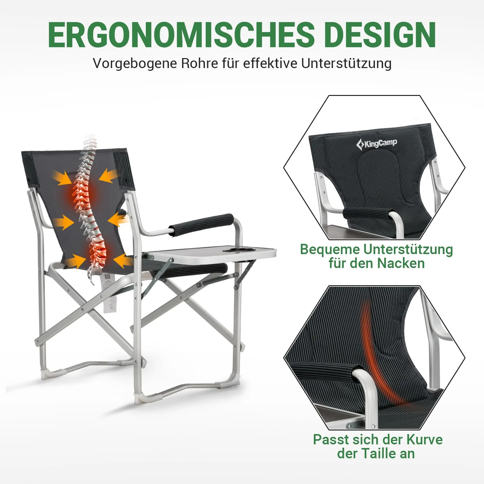 KingCamp Foldable Director's Chair