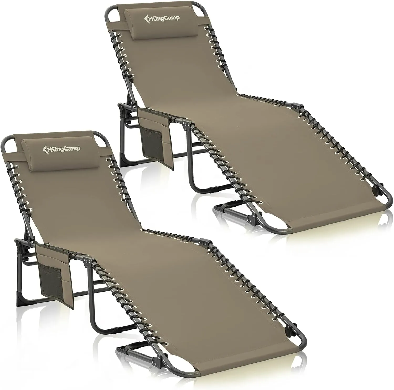 KingCamp Folding Outdoor Chaise Lounge