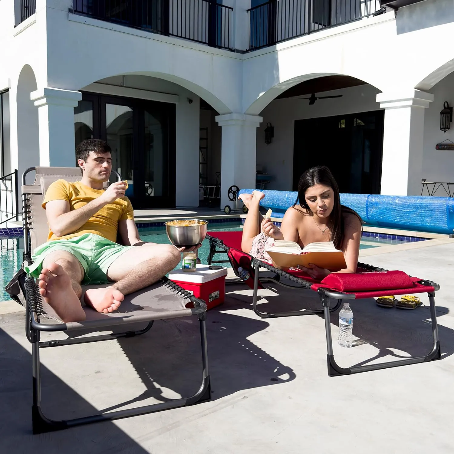 KingCamp Folding Outdoor Chaise Lounge