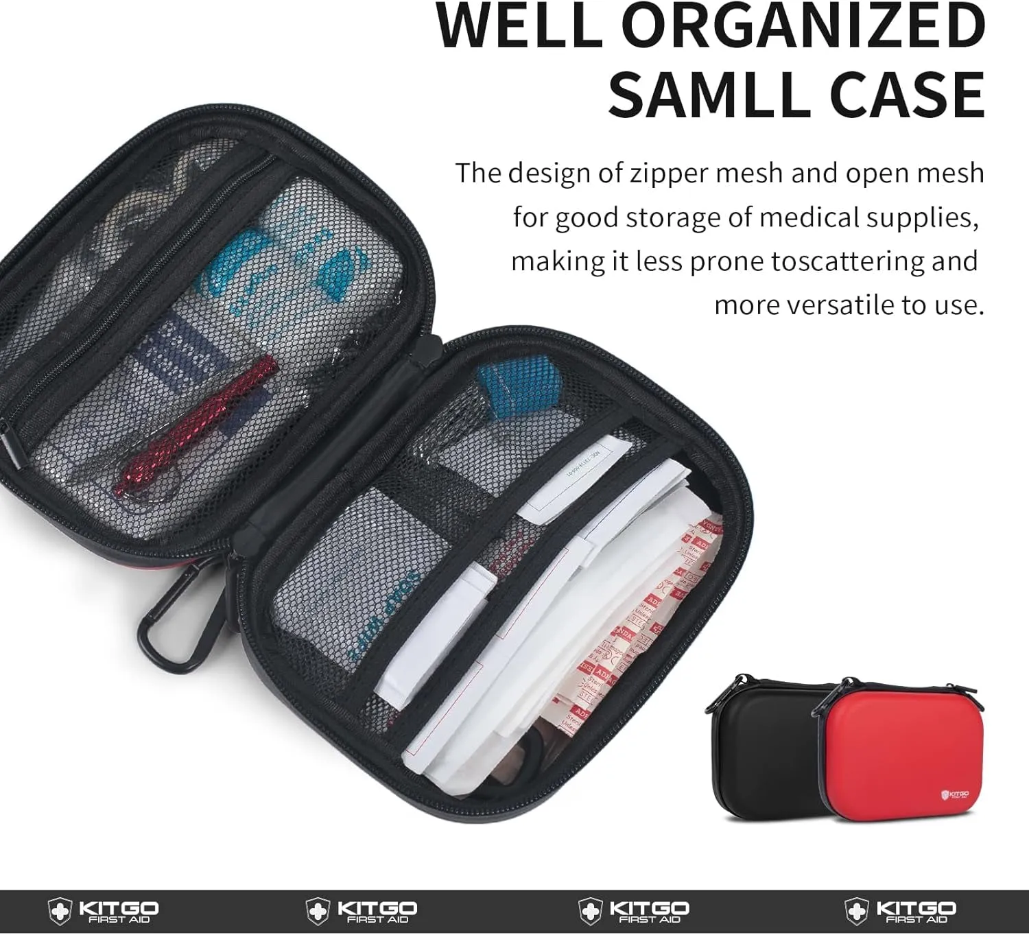 Kitgo Comprehensive First Aid Kit - 101 Essential Supplies