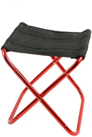 KPJQ Aluminum Alloy Folding Stool Ultralight Outdoor Camping Picnic Travel Chair Camping-chairs Patio furniture Outdoor furniture Camping accessories Patio chairs Camping gear Camping chair Fold