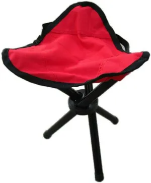 KPJQ Outdoor Mini Camping Fishing Travel Foldable Tripod Folding Seat Stool Chair Camping-chairs Patio furniture Outdoor furniture Camping accessories Patio chairs Camping gear Camping chair Fol