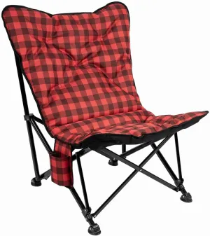 Kuma Outdoor Gear Aurora Chair Padded SEAT (Red/Black)