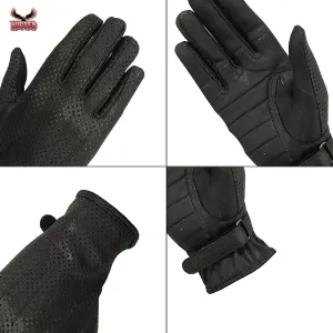 Ladies Weatherlite Water Resistance Leather Driving, Police, and Motorcycle Glove