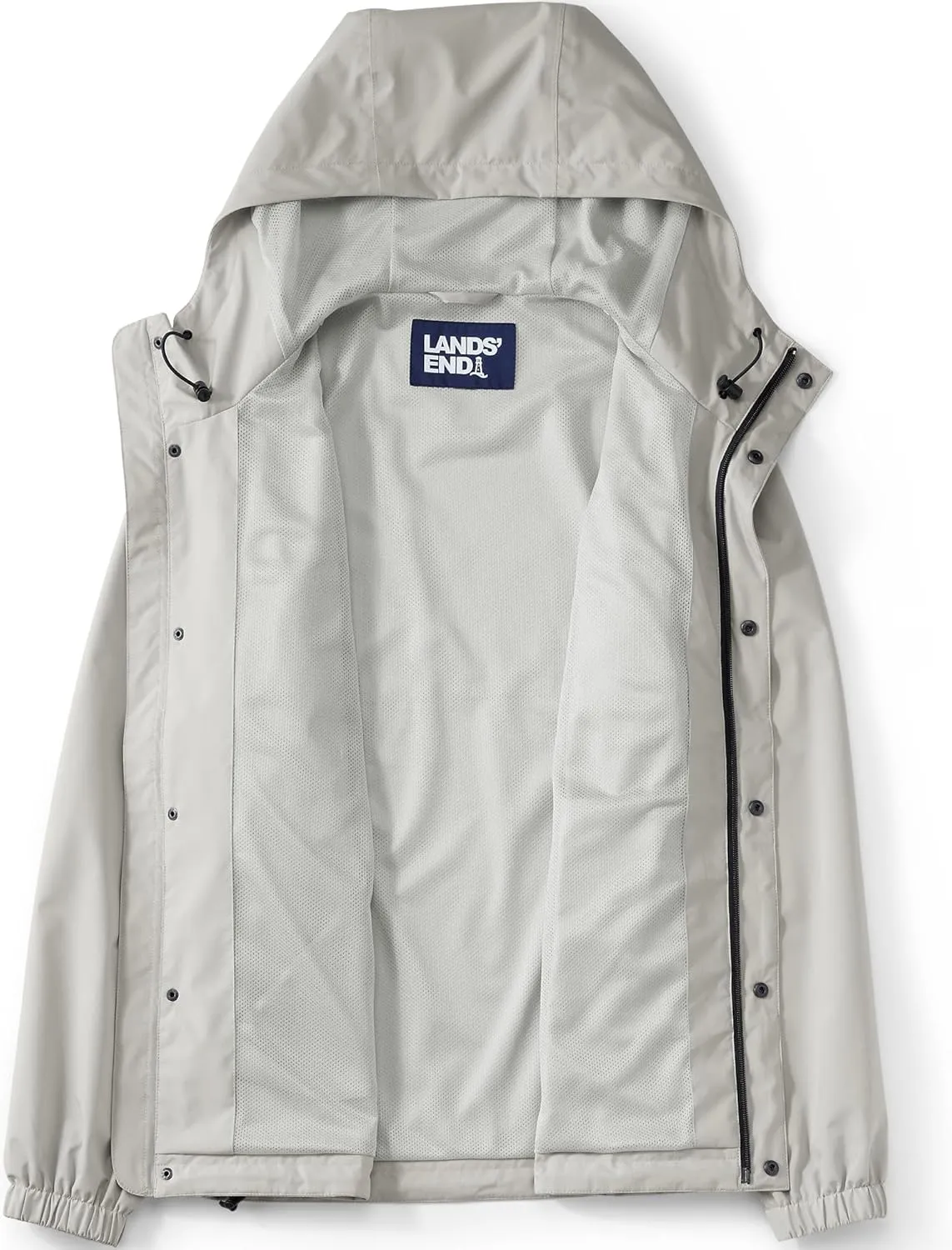 Lands' End Men's Squall Waterproof Packable Rain Jacket