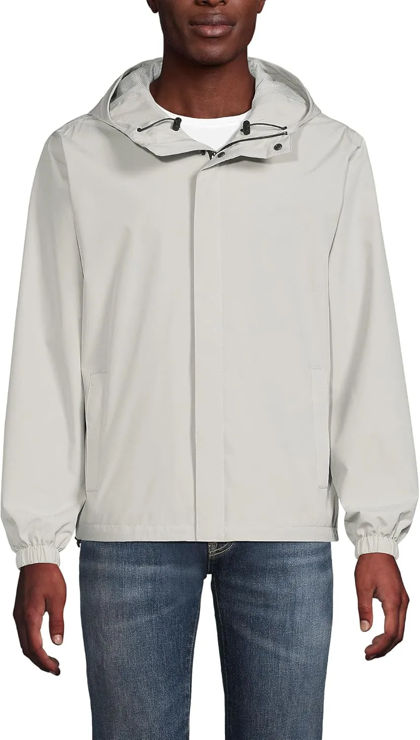 Lands' End Men's Squall Waterproof Packable Rain Jacket