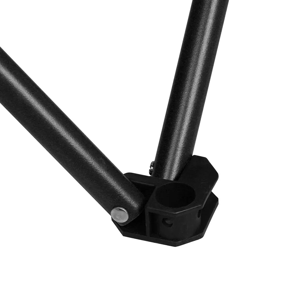 Levede Folding Camping Moon Chair Lightweight Black-ACT