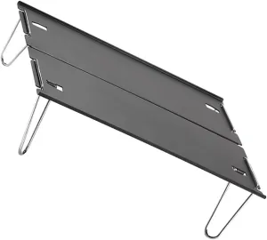 Lifetime Folding Table Small Portable Collapsible Desk Black Aluminum Alloy Folding Outdoor Tea Desk