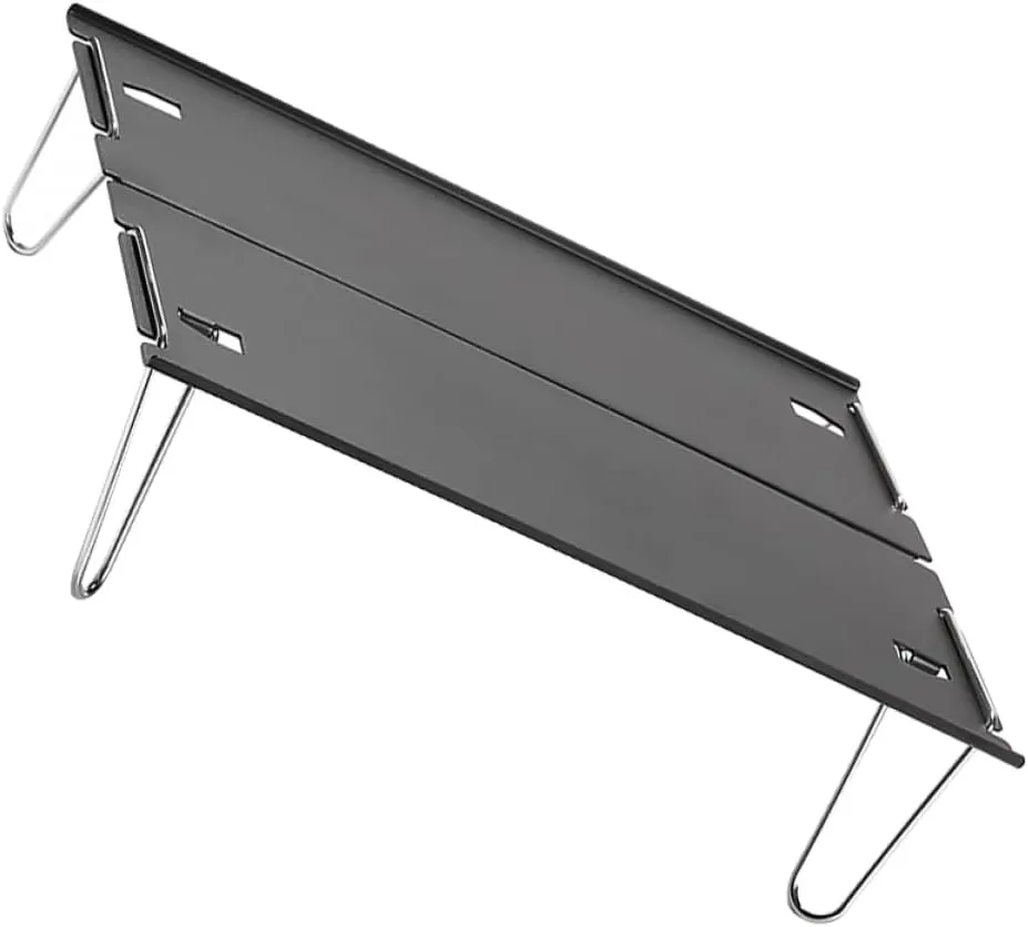 Lifetime Folding Table Small Portable Collapsible Desk Black Aluminum Alloy Folding Outdoor Tea Desk