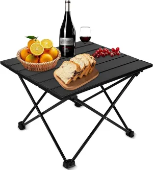 lightweight aluminum portable camping and picnic table