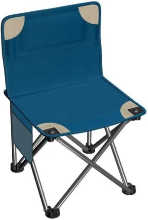 Lightweight Camping Chair Outdoor Folding Backrest Chair Portable Fishing Chair with Side Pocket Lightweight Leisure Chairs Padded Deck Chair Outdoor Hiking (Color : C)