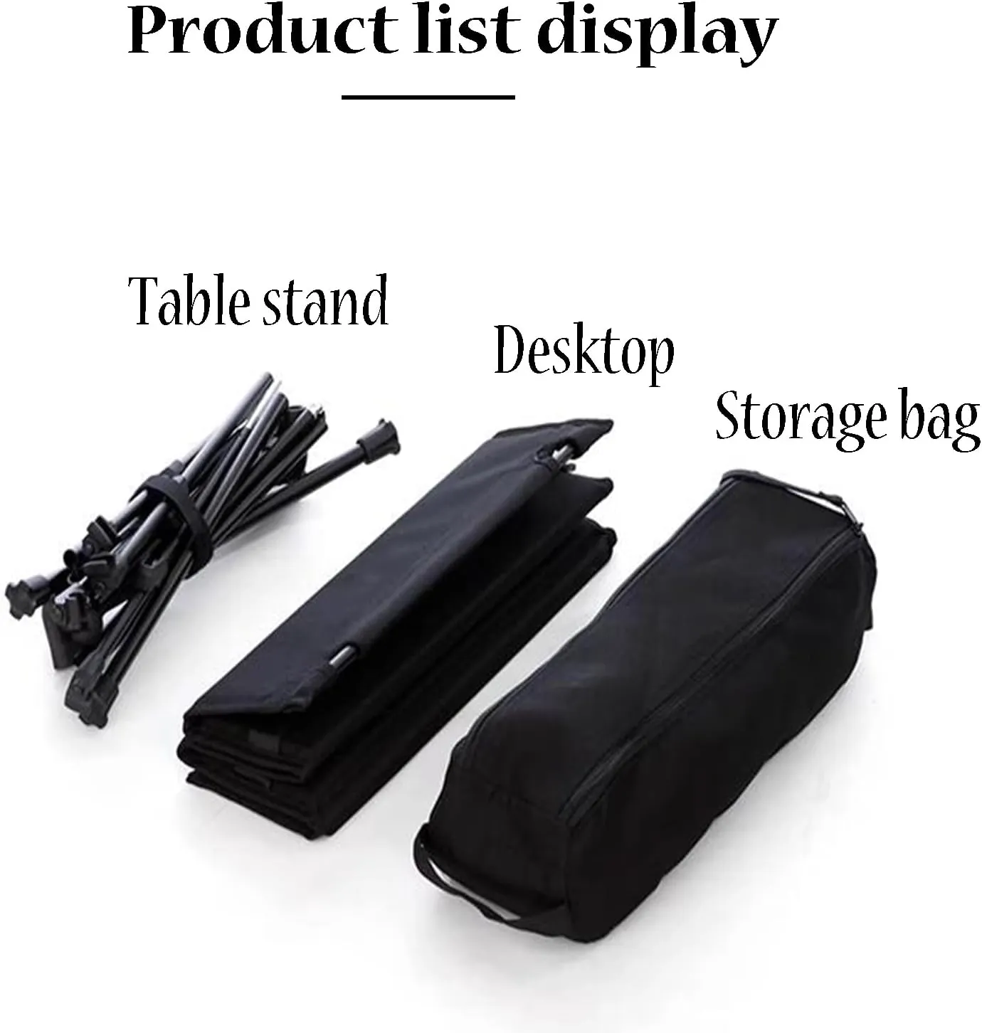 Lightweight Camping Table Cloth Roll-Up Picnic Tables Aluminum Frame Foldable Camping Table Easy to Assembly for Outdoor