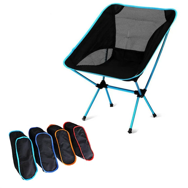 Lightweight Compact Folding Camping Backpack Chairs